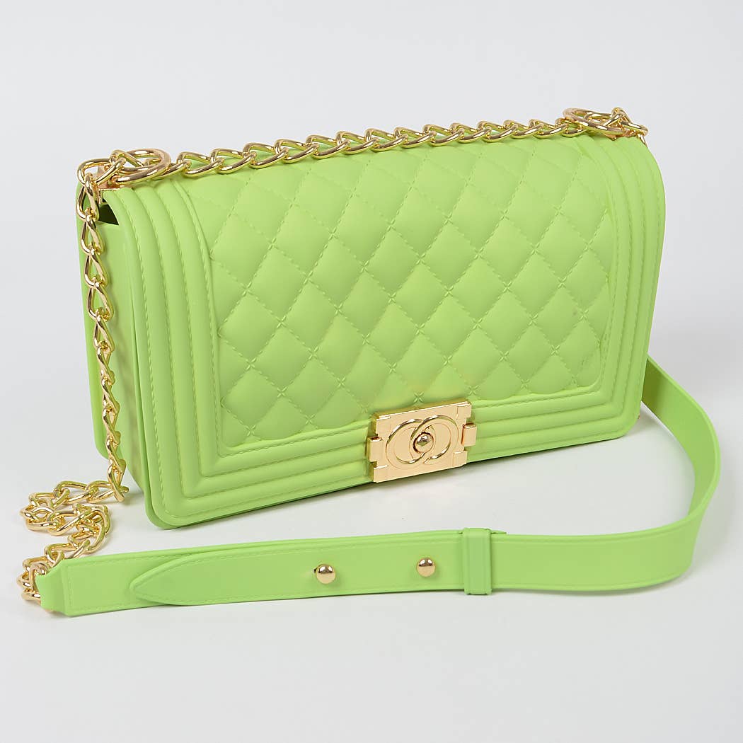 3AM BY H&D ACCESSORIES - Jelly Embossed Clutch: Red