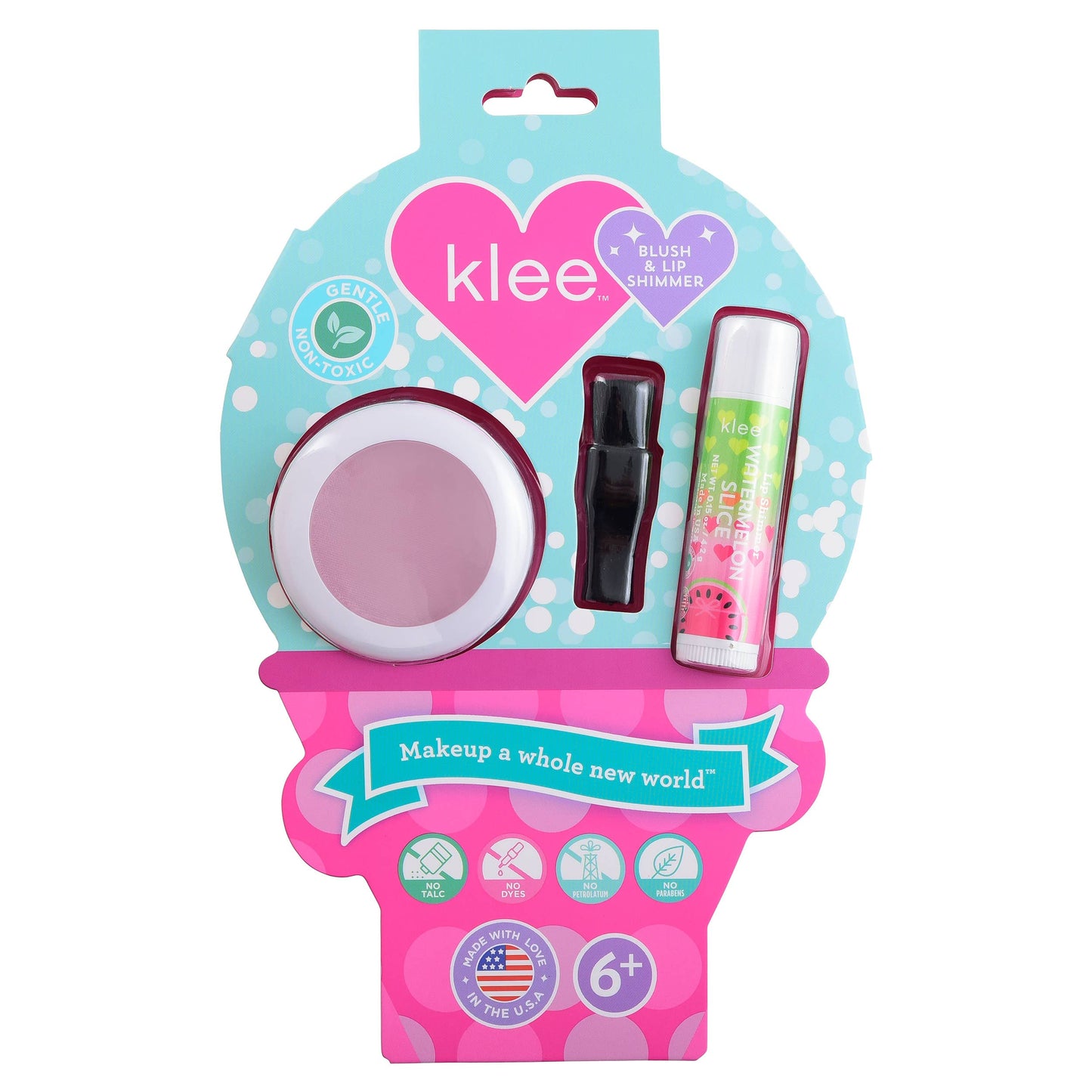 Klee Naturals - NEW!! Sweet Cherry Fun - Sugar Pop Blush and Lip Shimmer: Sugar Cone Pulse
