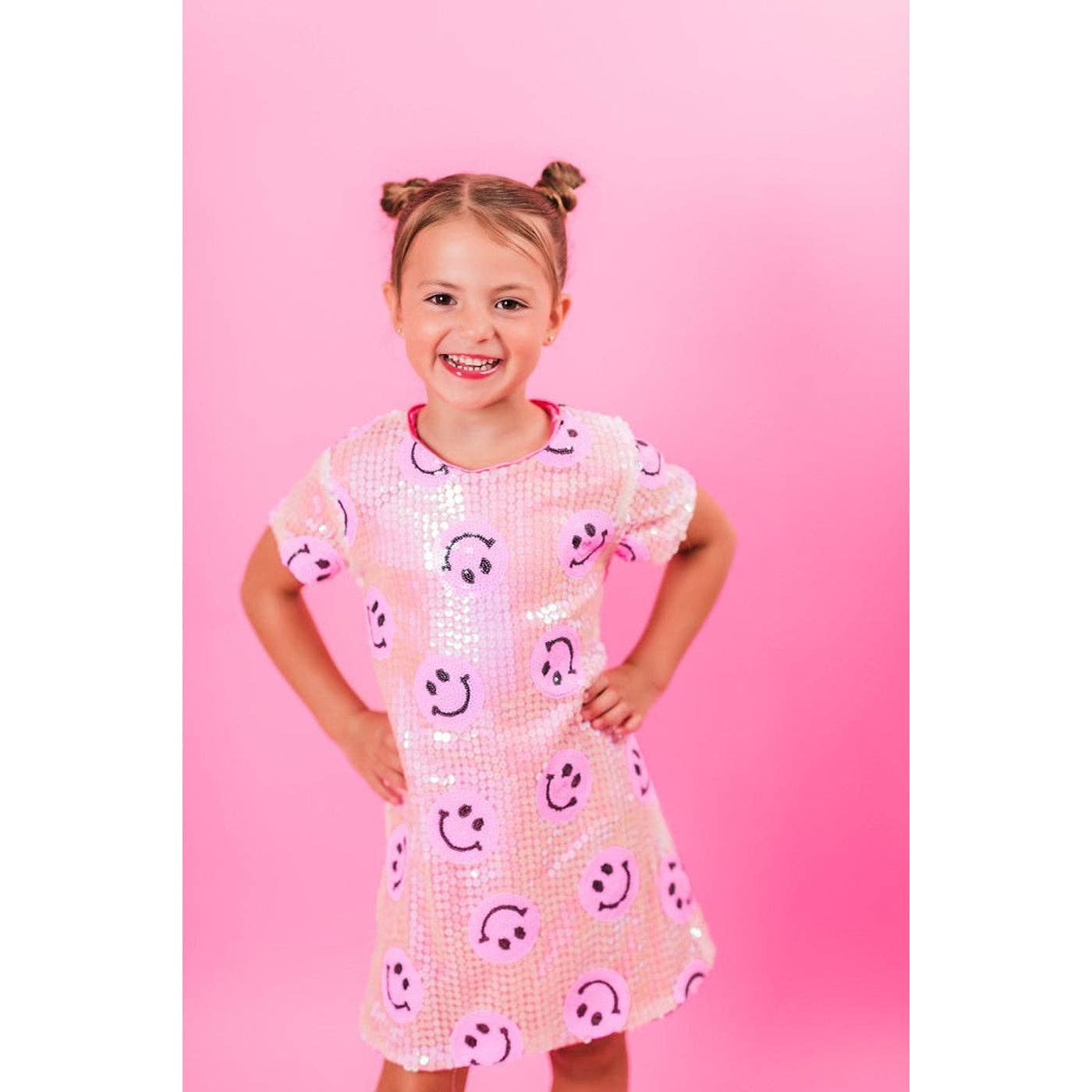 Three Wildflower Designs - All Smiles Sequins Dress | Smile Dress: 2T
