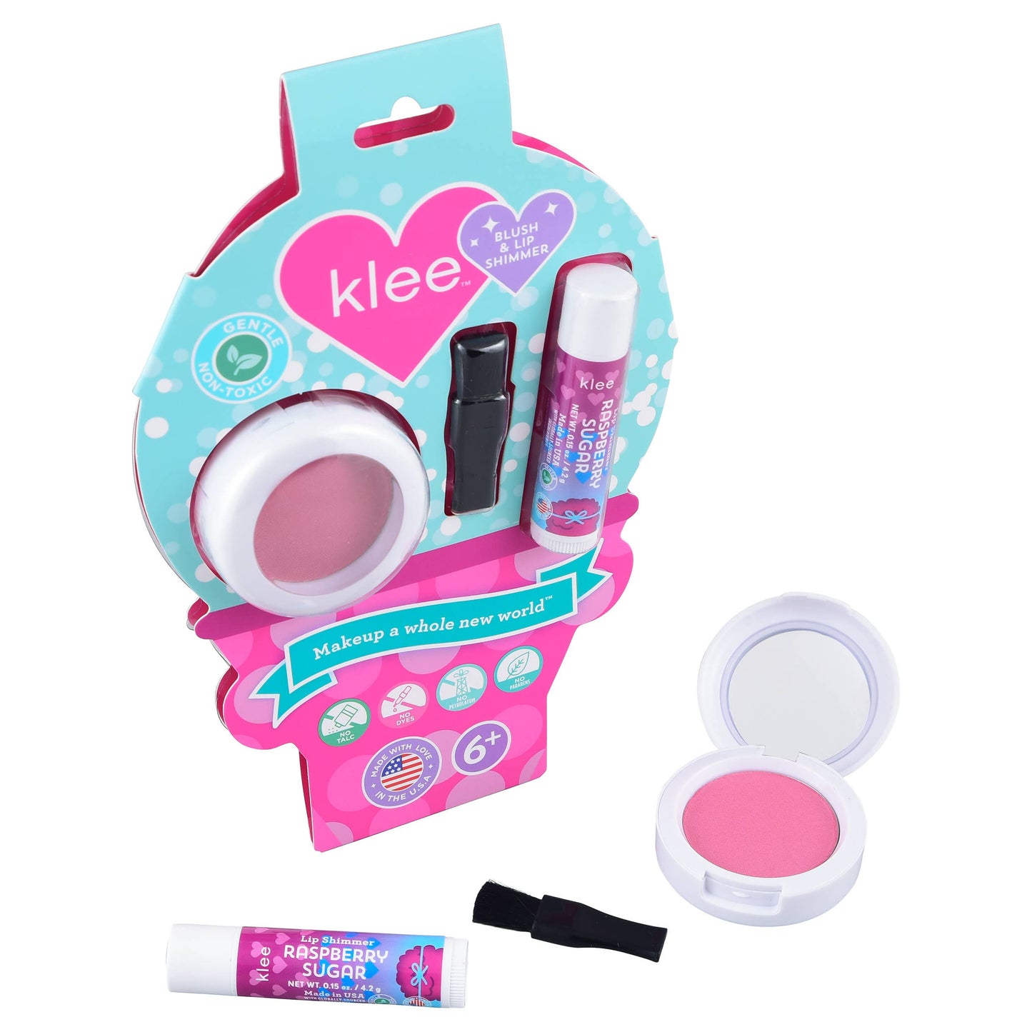 Klee Naturals - NEW!! Sweet Cherry Fun - Sugar Pop Blush and Lip Shimmer: Sugar Cone Pulse