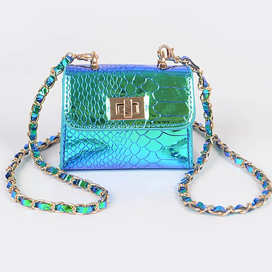 3AM BY H&D ACCESSORIES - Hologram Mini Bag: Green