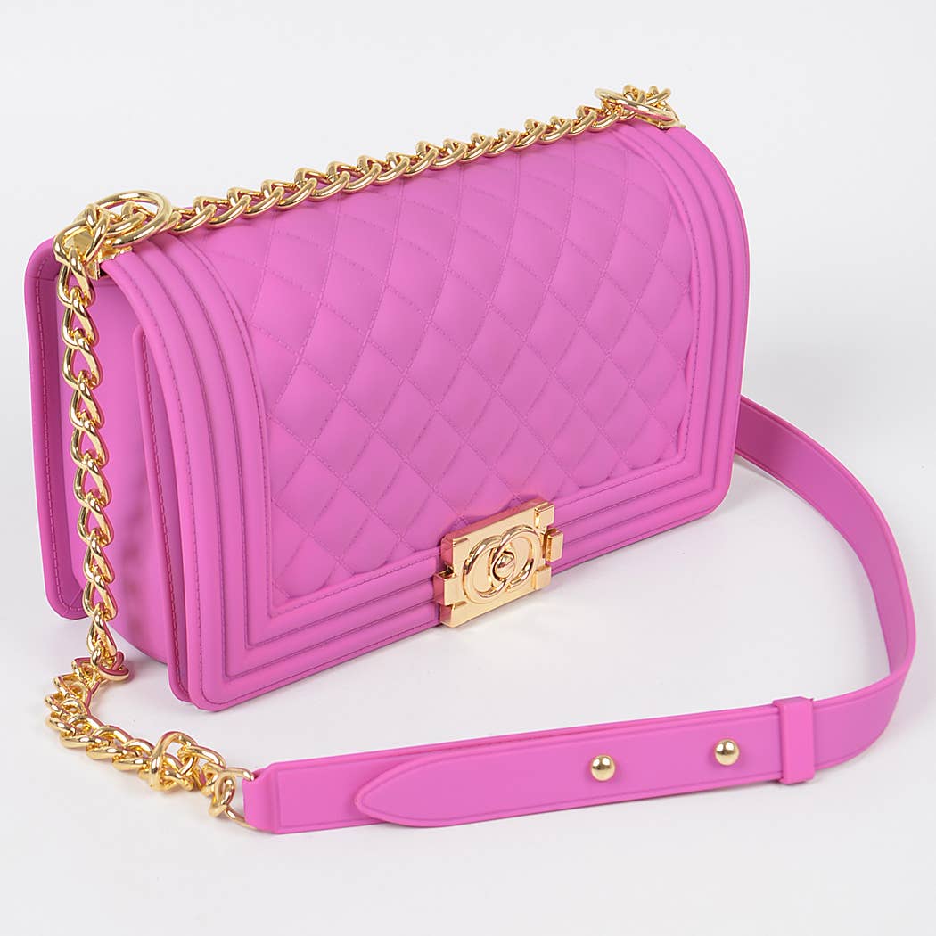 3AM BY H&D ACCESSORIES - Jelly Embossed Clutch: Red