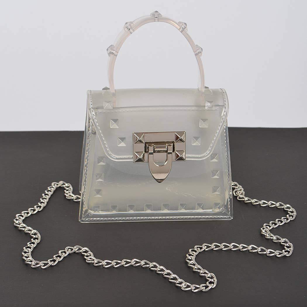 3AM BY H&D ACCESSORIES - Jelly Mini Handle Bag: Neon Green