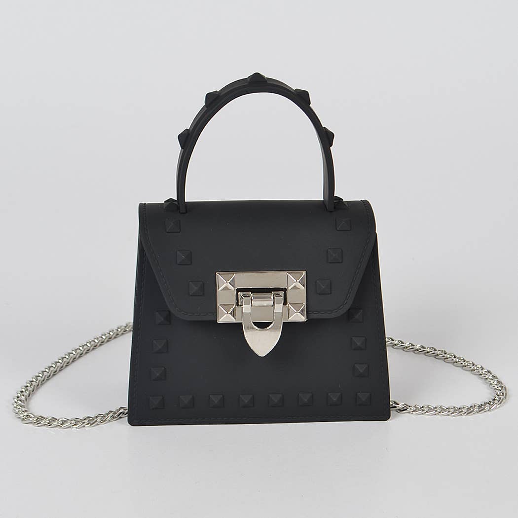 3AM BY H&D ACCESSORIES - Jelly Mini Handle Bag: Purple