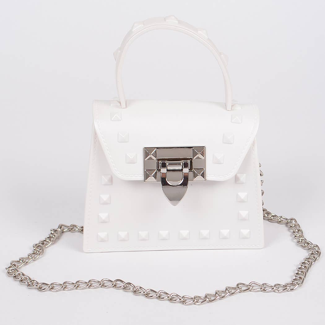 3AM BY H&D ACCESSORIES - Jelly Mini Handle Bag: Purple
