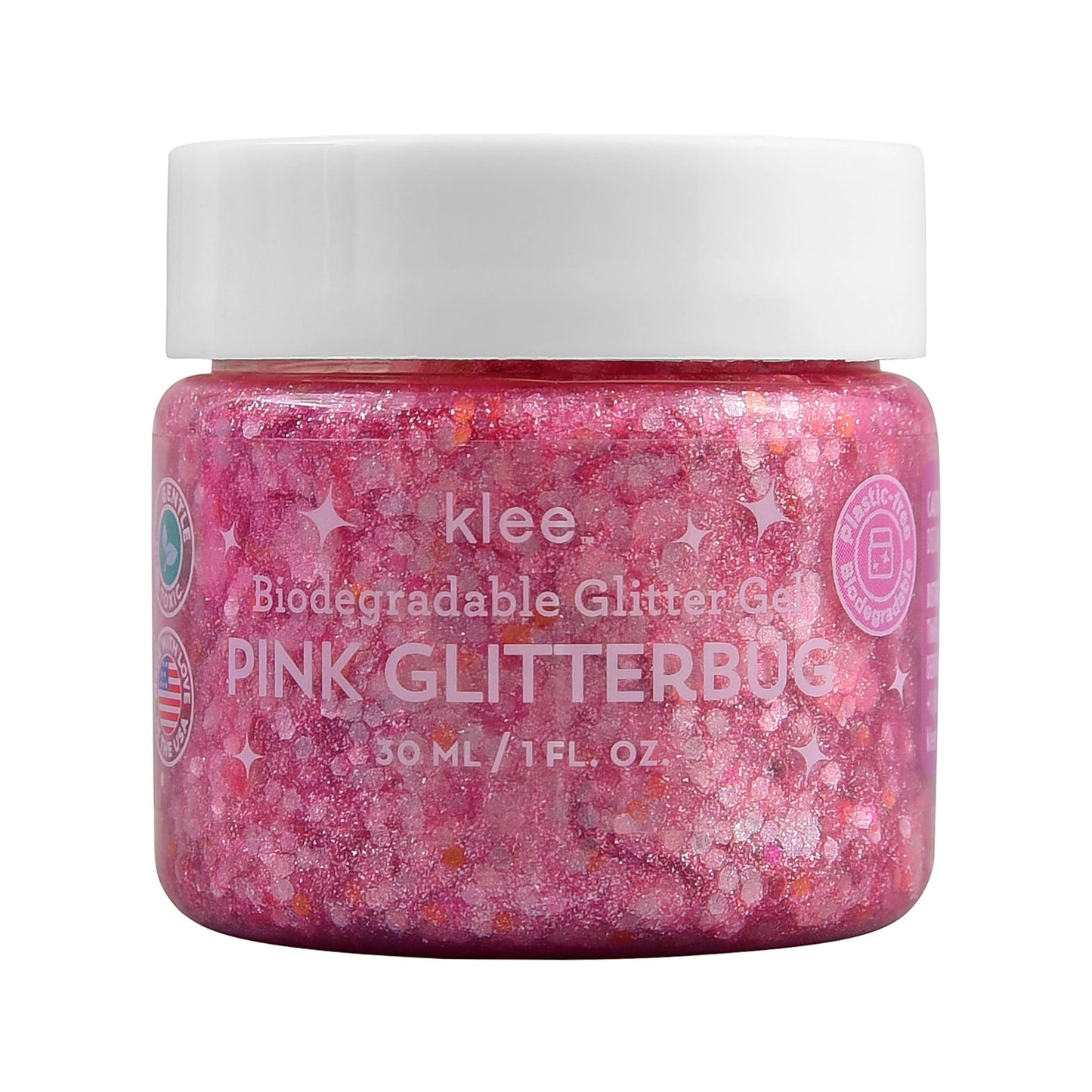 Klee Naturals - Unicorn Dream - Klee Biodegradable Glitter Gel, 1 oz: Golden Flamingo