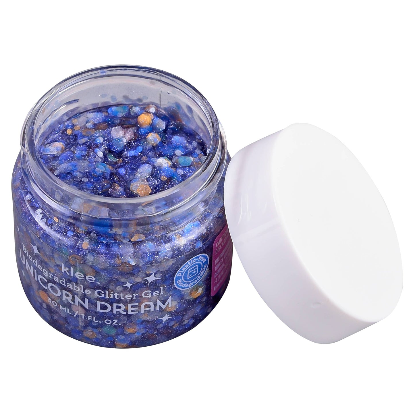Klee Naturals - Unicorn Dream - Klee Biodegradable Glitter Gel, 1 oz: Golden Flamingo