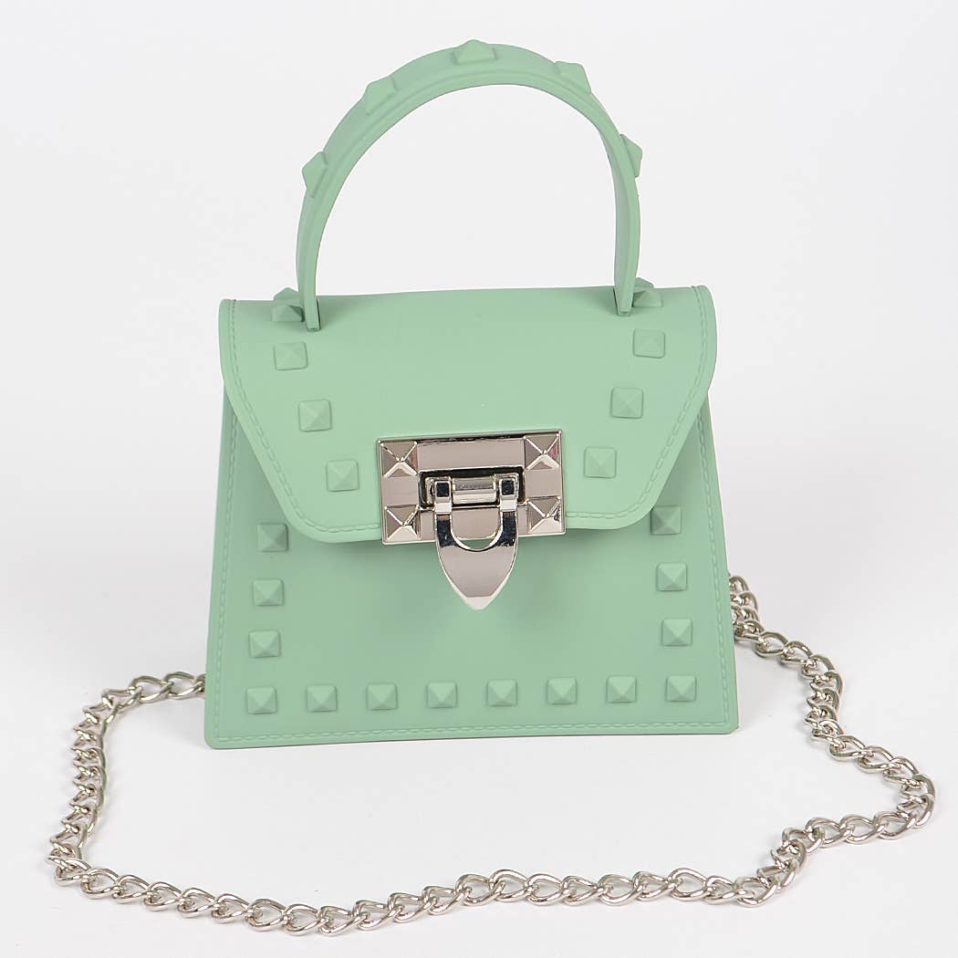 3AM BY H&D ACCESSORIES - Jelly Mini Handle Bag: Purple