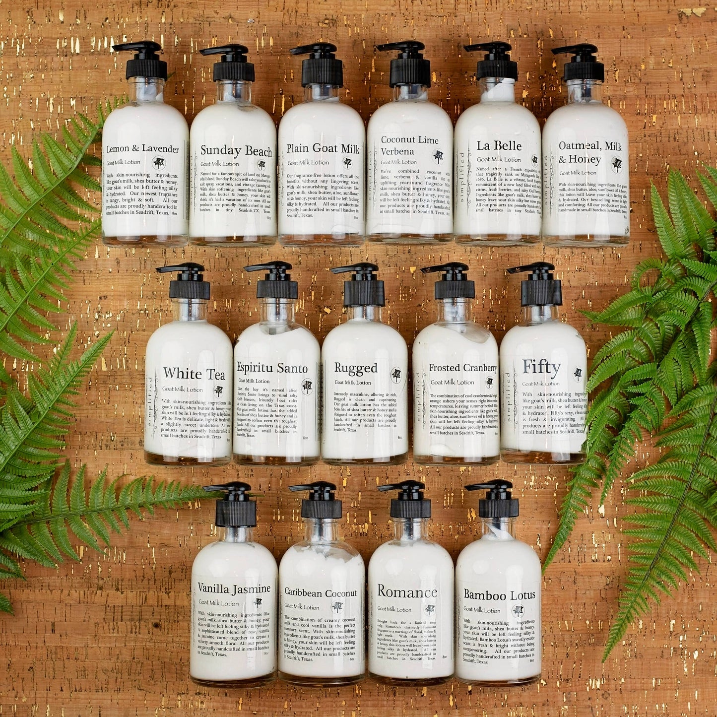 Simplified Soap - 8oz Goat Milk Lotion: Oatmeal Milk & Honey