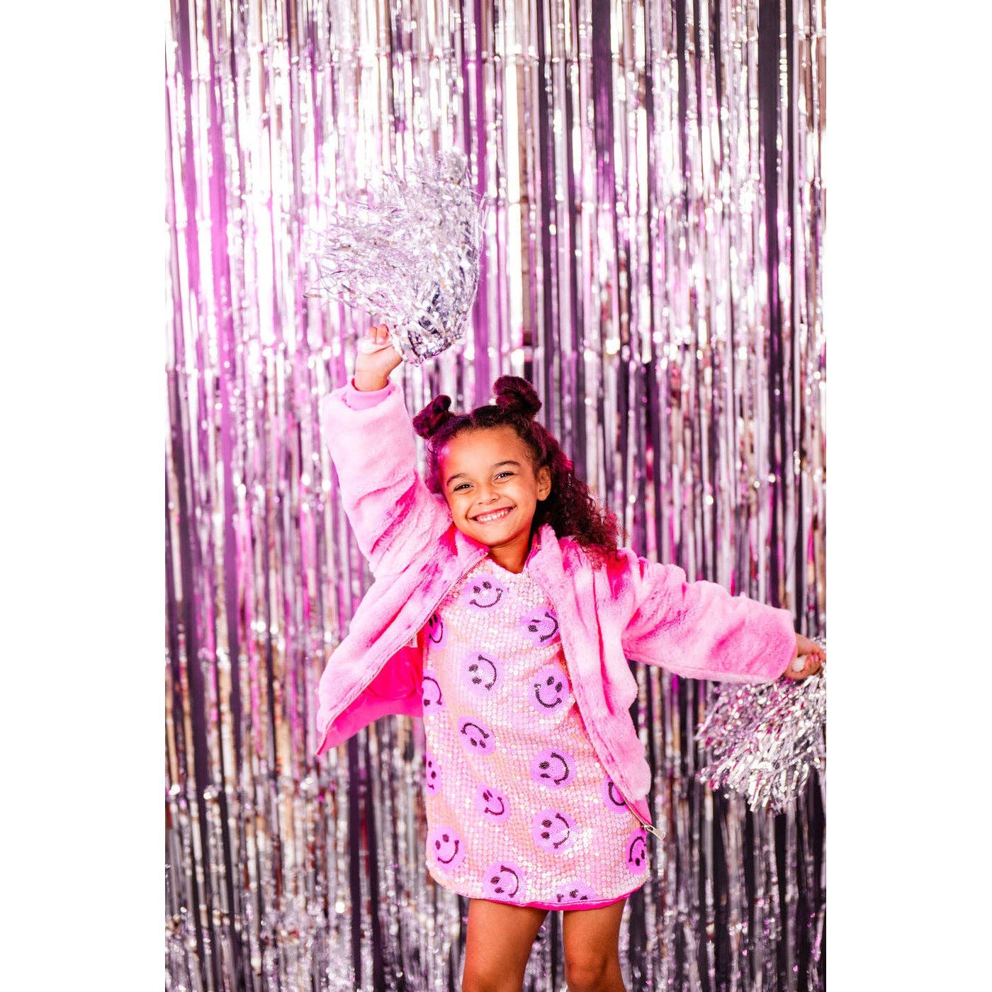 Three Wildflower Designs - All Smiles Sequins Dress | Smile Dress: 2T