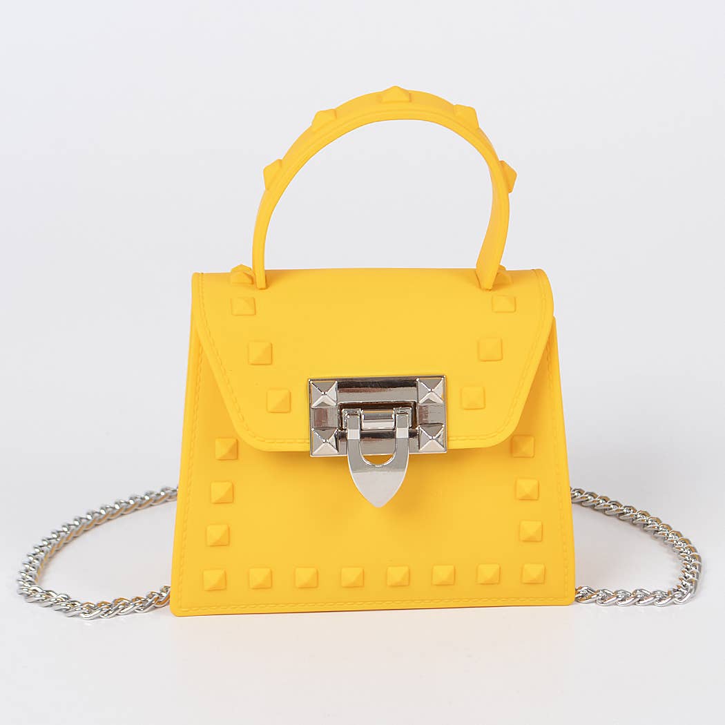 3AM BY H&D ACCESSORIES - Jelly Mini Handle Bag: Neon Green