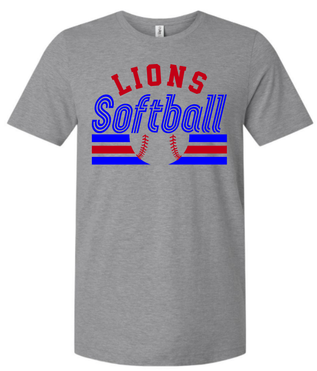 Vintage Lions Softball Tee