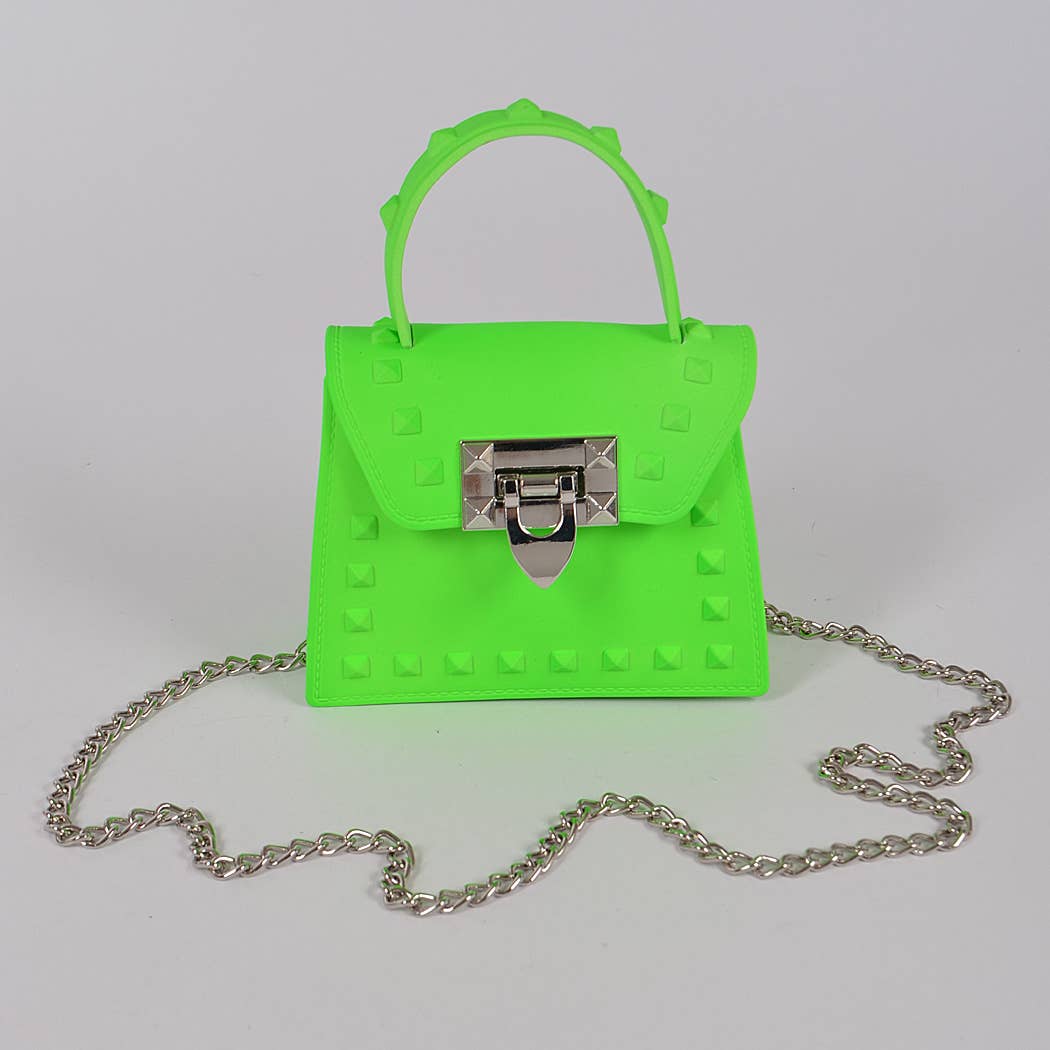 3AM BY H&D ACCESSORIES - Jelly Mini Handle Bag: Purple