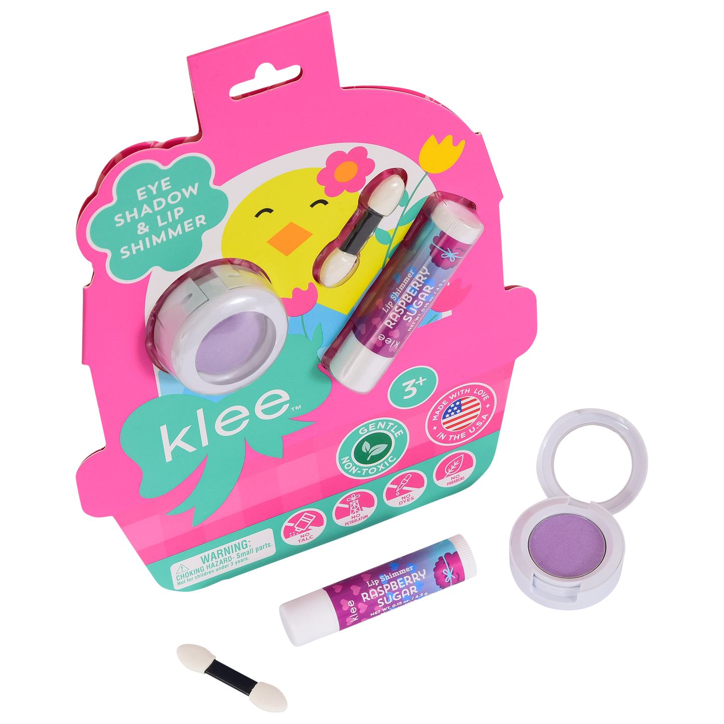 Klee Naturals - NEW!! Berry Sparkles - Easter Eye Shadow and Lip Shimmer Set: Apple Shimmer