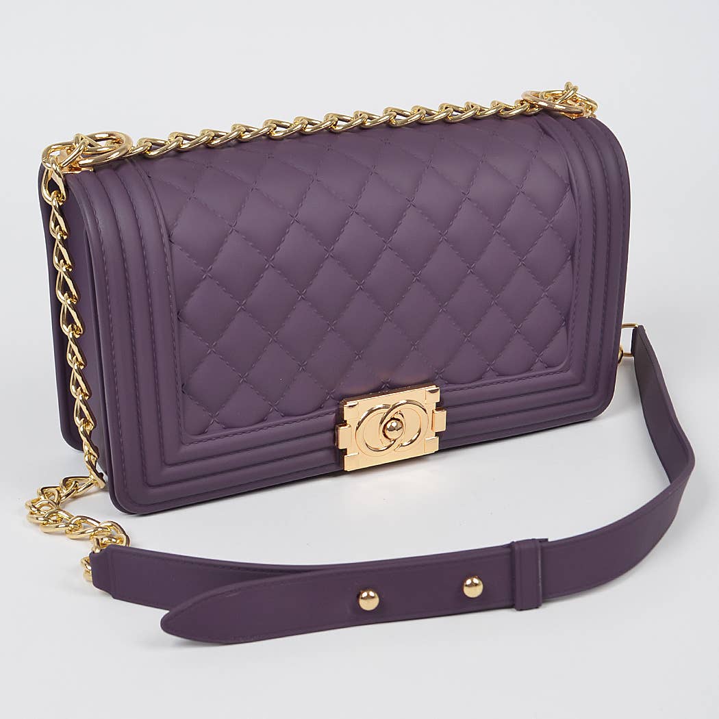 3AM BY H&D ACCESSORIES - Jelly Embossed Clutch: Red