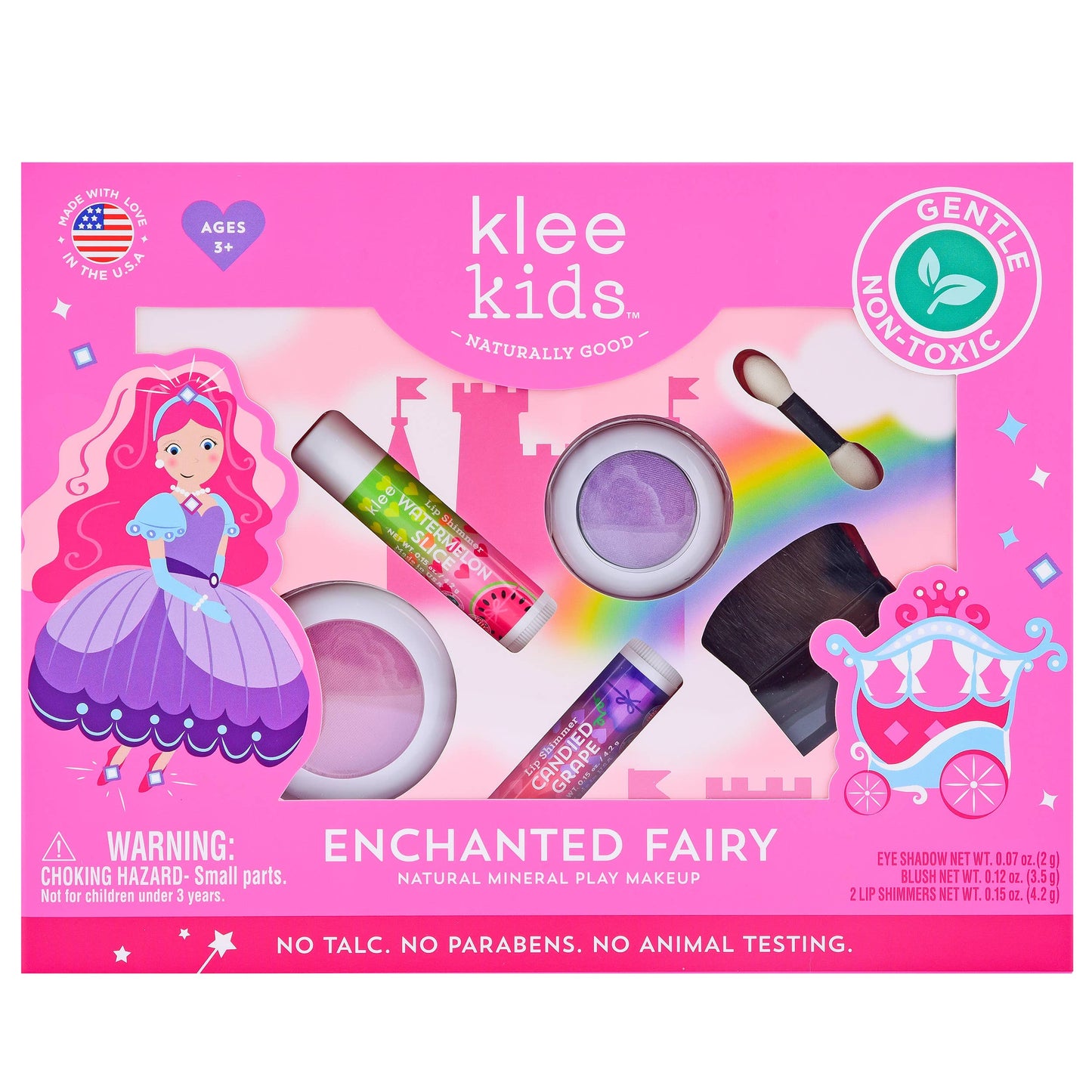 Klee Naturals - Berry Icing Fairy - Klee Kids Play Makeup 4-PC Kit: Honey Glow Fairy