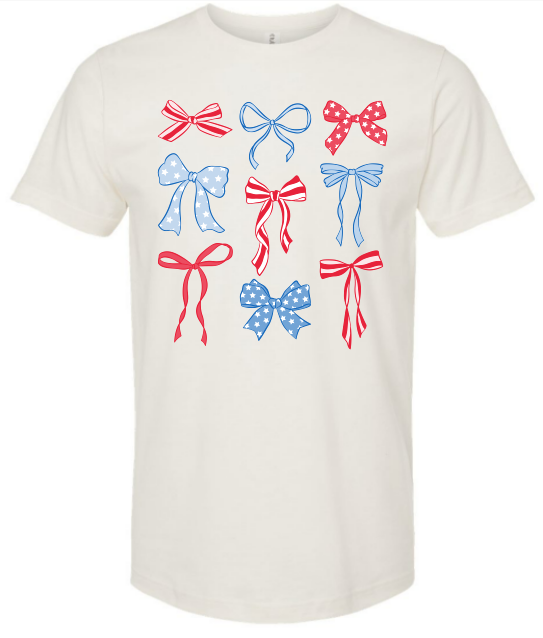 Patriotic Bow Tee