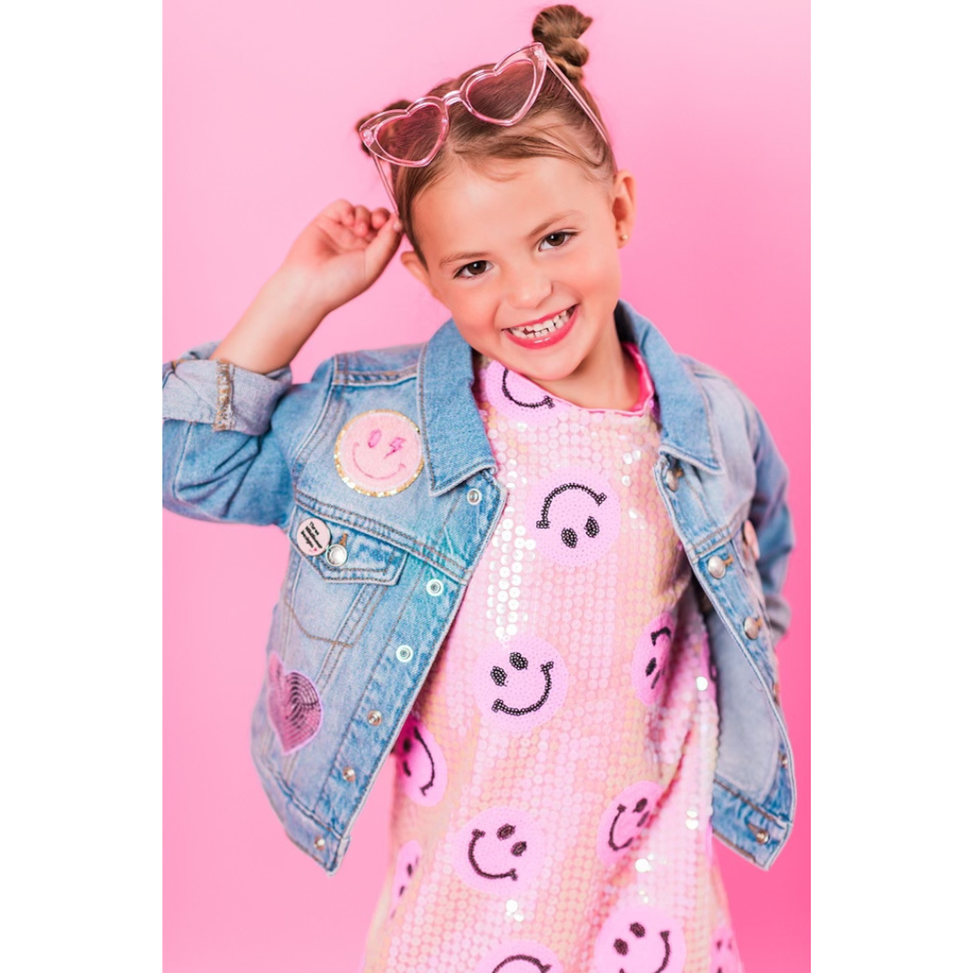 Three Wildflower Designs - All Smiles Sequins Dress | Smile Dress: 2T