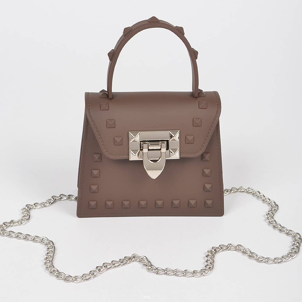 3AM BY H&D ACCESSORIES - Jelly Mini Handle Bag: Purple