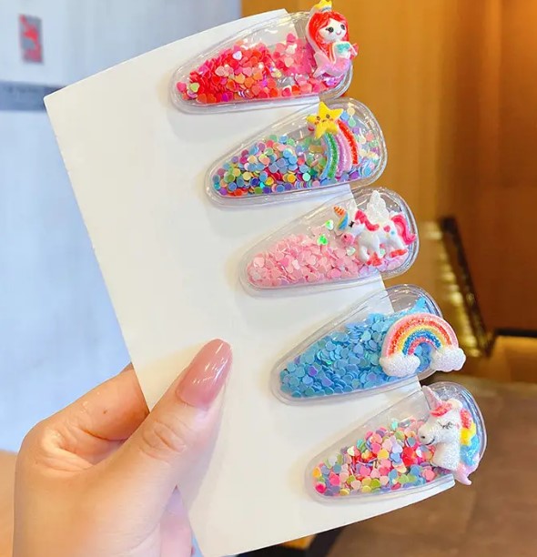 Confetti Hair Clips