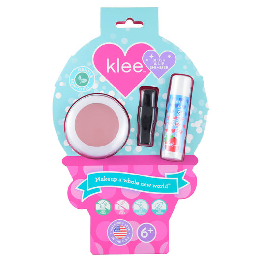 Klee Naturals - NEW!! Sweet Cherry Fun - Sugar Pop Blush and Lip Shimmer: Sugar Cone Pulse