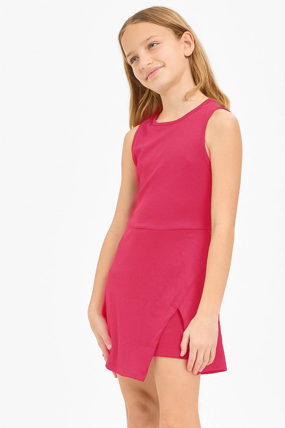 Good Girl - Tennis Dress with Biker Shorts Set: Black / XL
