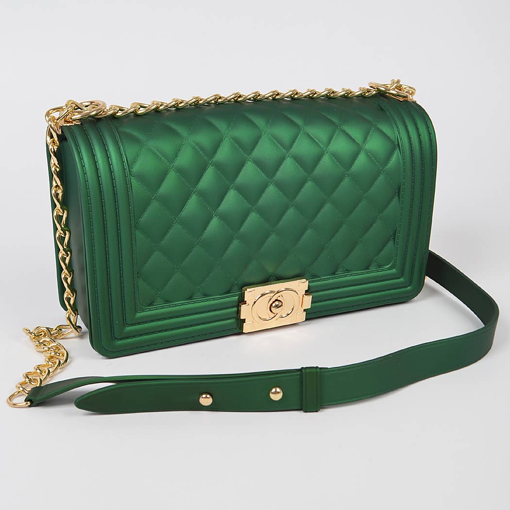3AM BY H&D ACCESSORIES - Jelly Embossed Clutch: Red