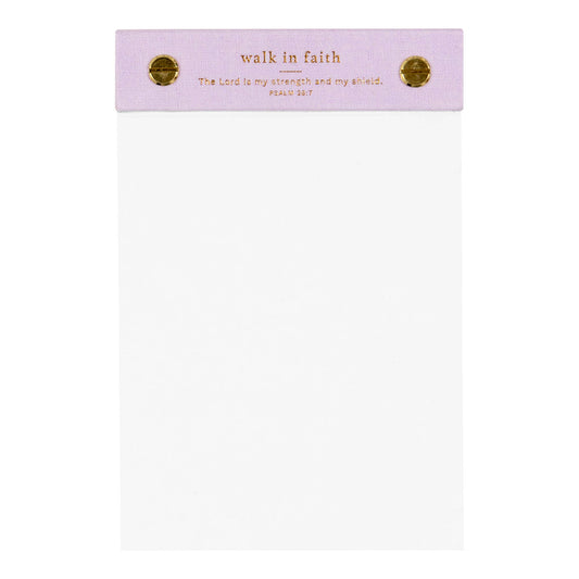 Church Notes Co. - Walk In Faith Desktop Notepad