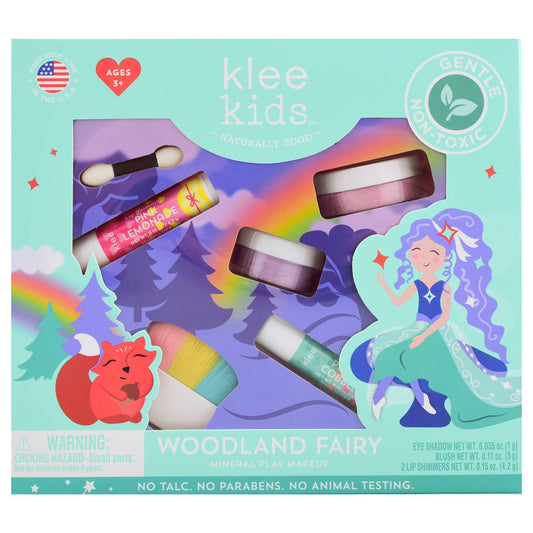 Klee Naturals - Pom Pom Fairy - Klee Kids Natural Mineral Play Makeup Kit: Woodland Fairy