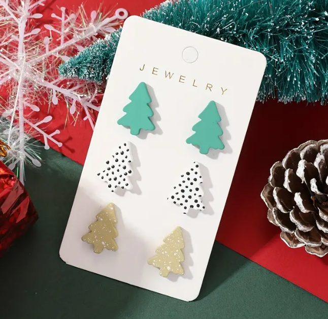 Christmas Tree Earrings