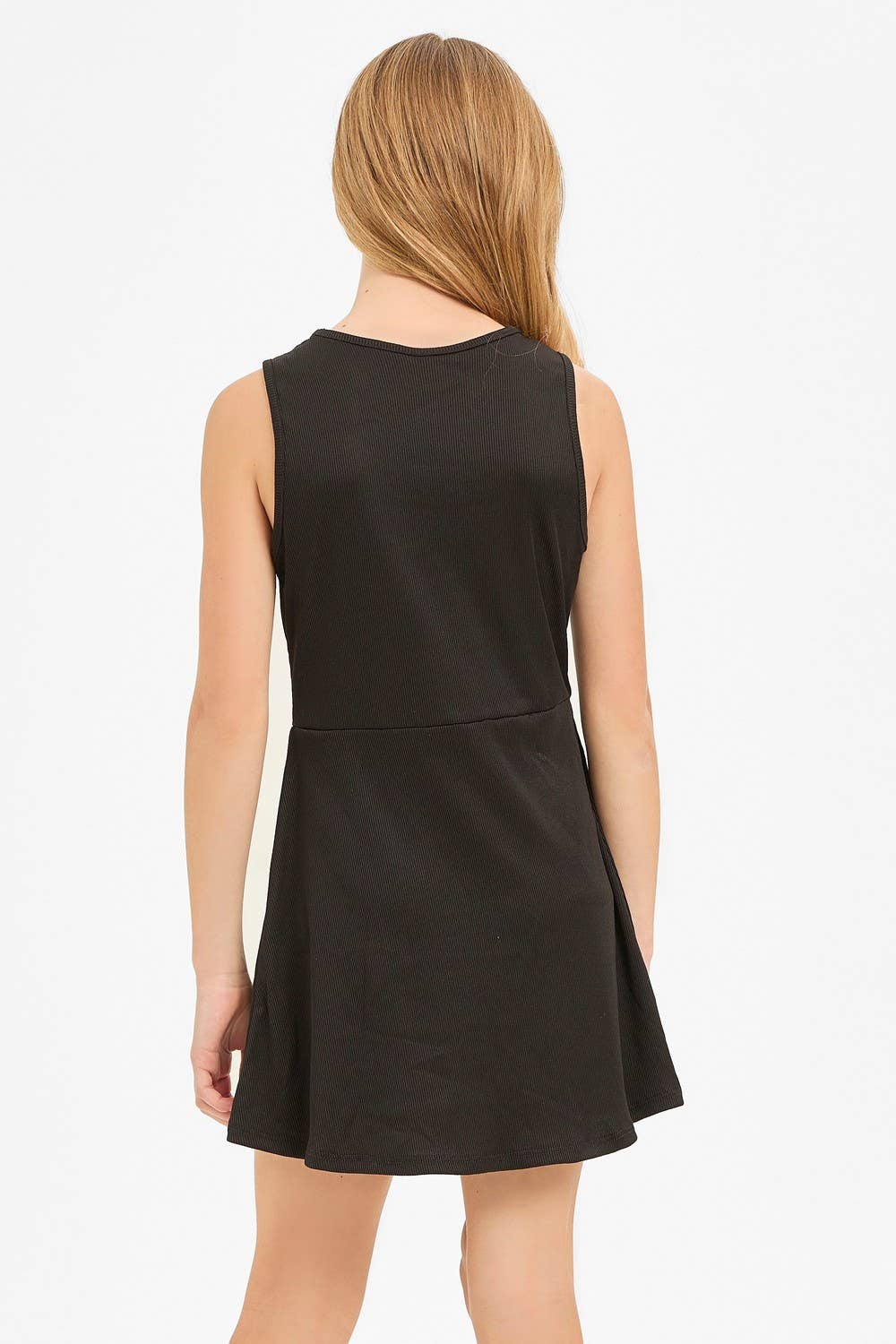 Good Girl - Tennis Dress with Biker Shorts Set: Black / S