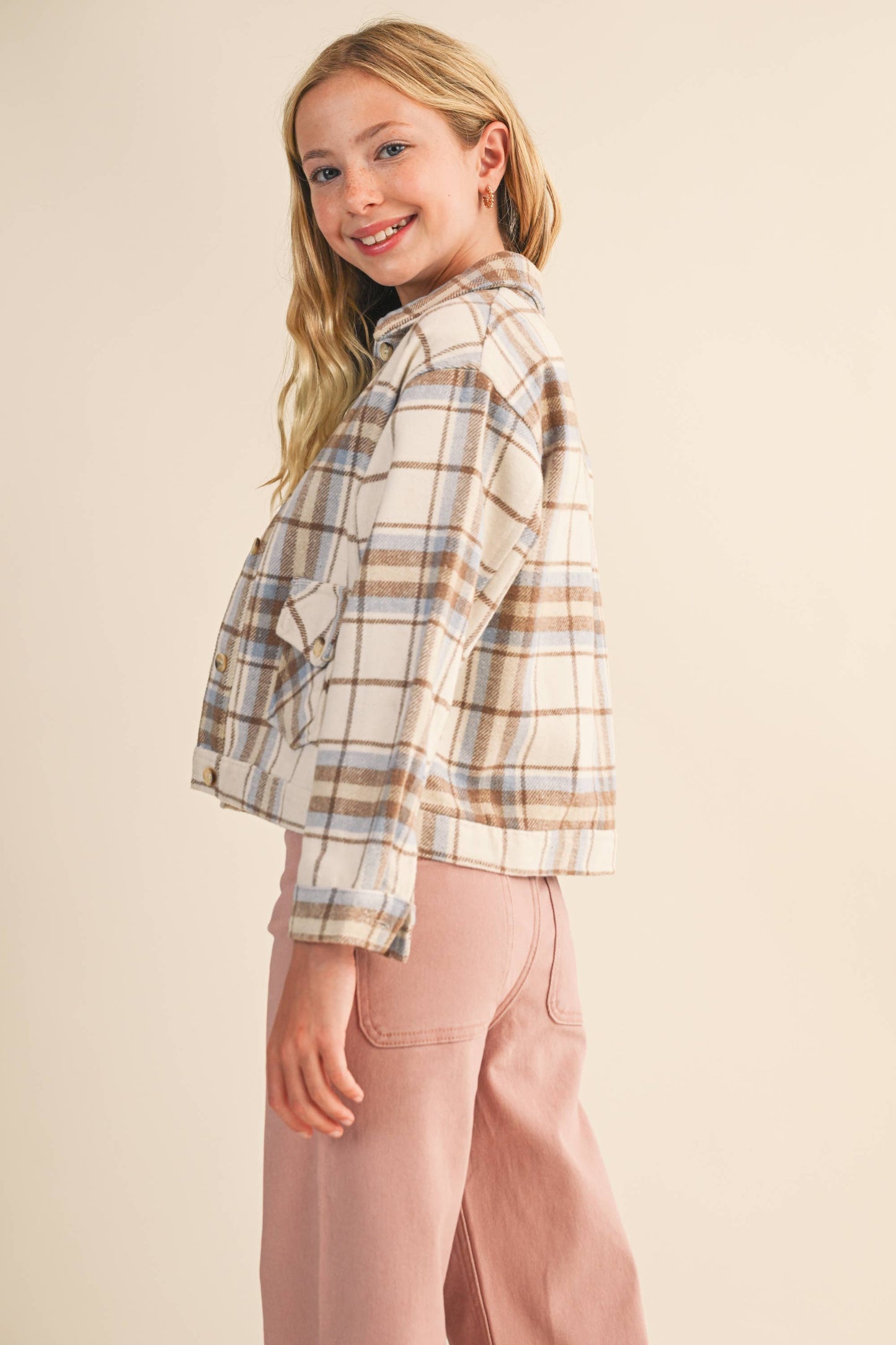 heart and arrow - TWEEN KIDS GIRLS SHORT SHACKET (7-14): 7/8