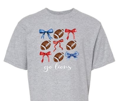 Go Lions Coquette Spirit Tee