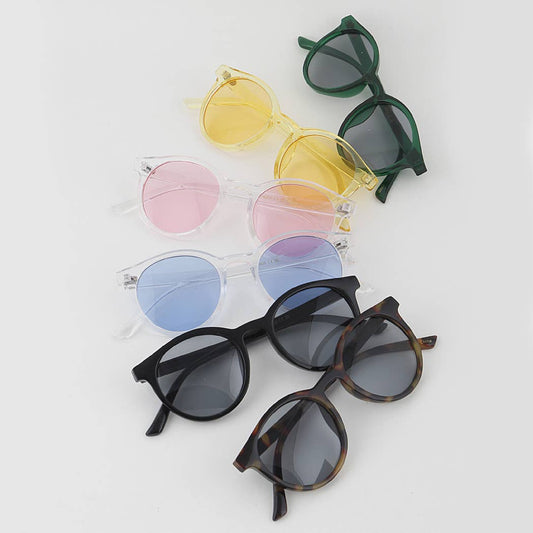 3AM BY H&D ACCESSORIES - KIDS Classic Round Sunglasses: Multicolor