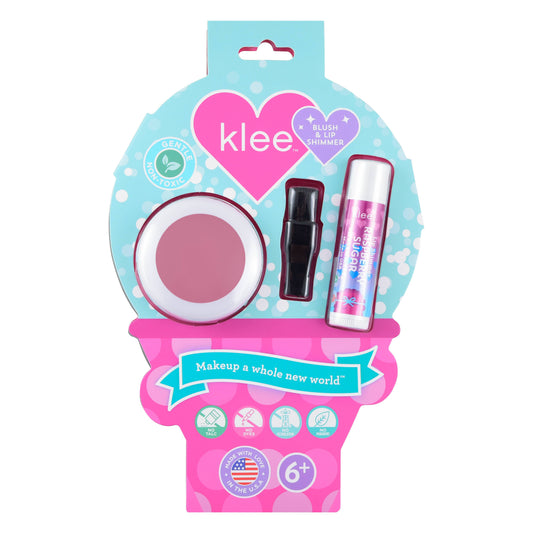 Klee Naturals - NEW!! Sweet Cherry Fun - Sugar Pop Blush and Lip Shimmer: Cotton Candy Joy
