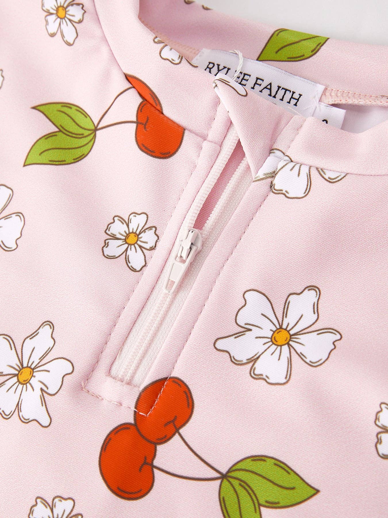 "CHERRY" Floral Swimsuit