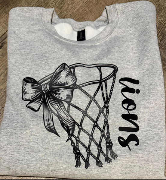 LIONS Basketball Bow Shirt