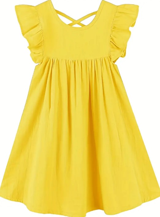 Yellow Linen Dress