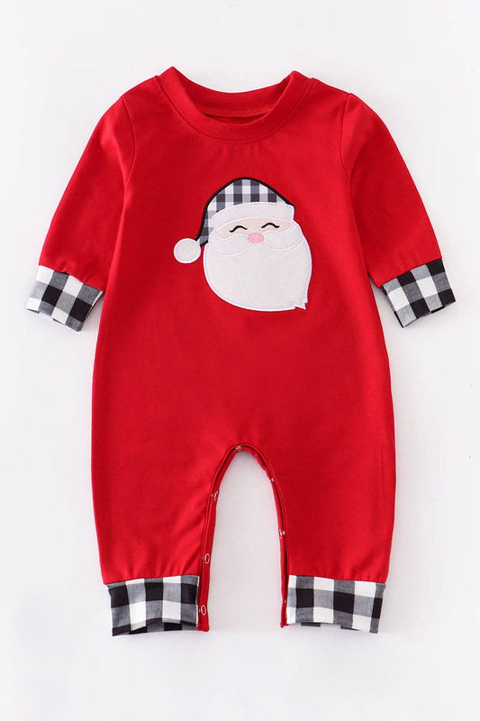 Red Santa Claus Baby Romper | Baby