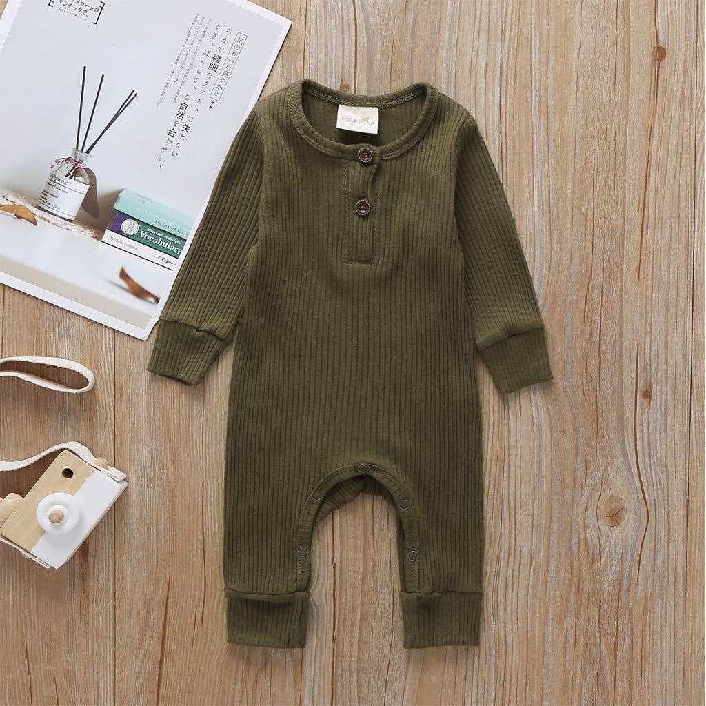 Olive Green Thermal Jumper | Baby