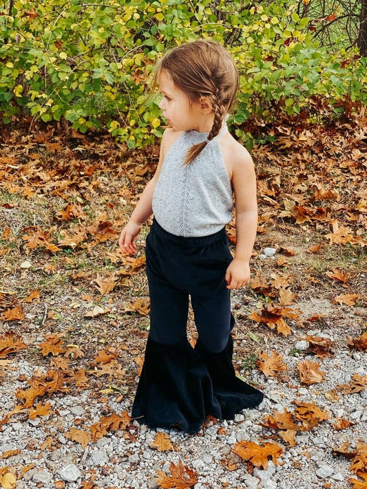 Velvet Bell Bottoms | Girls