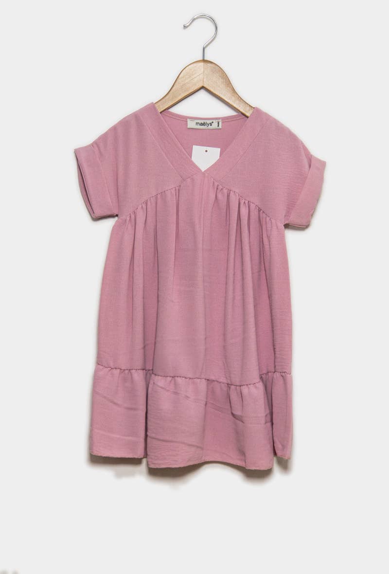 Pink A- Line Dress | Girls