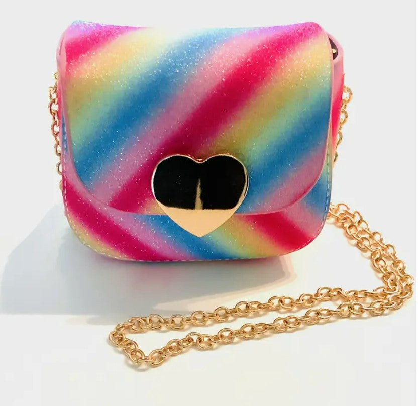 Rainbow Chain Purse