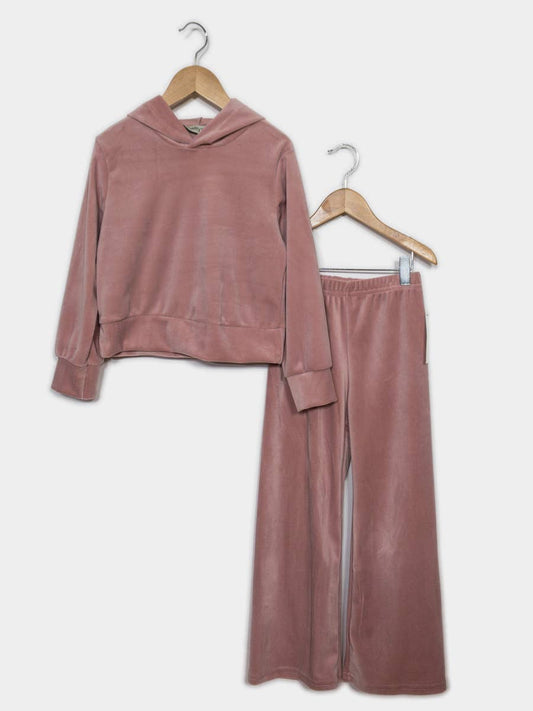 Pink Velour Lounge Set