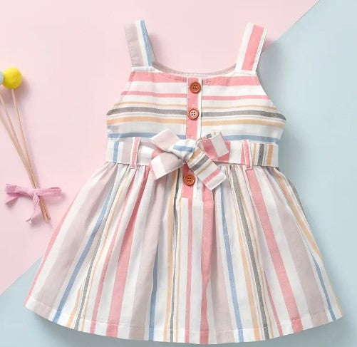 Striped Linen Dress | Baby