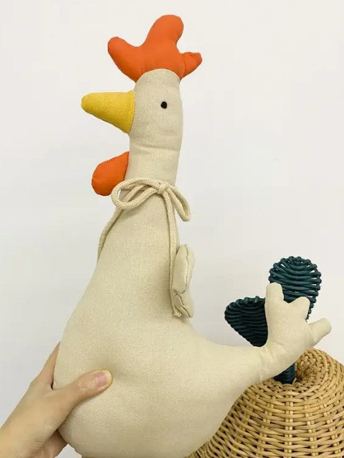 Adorable Giraffe & Rooster Stuffed Animals