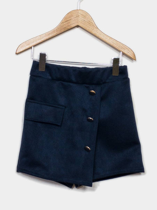 Navy Skort