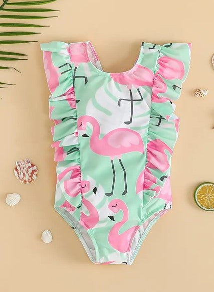 Let's Flamingo Swimsuit