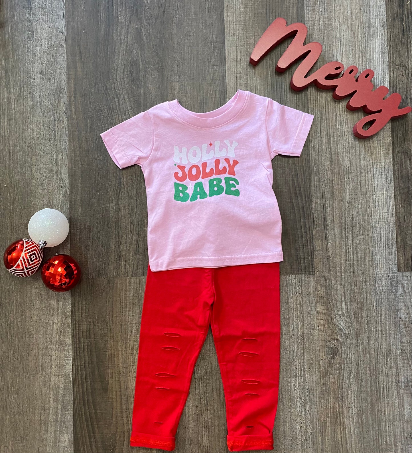 Holly Jolly Babe Tee