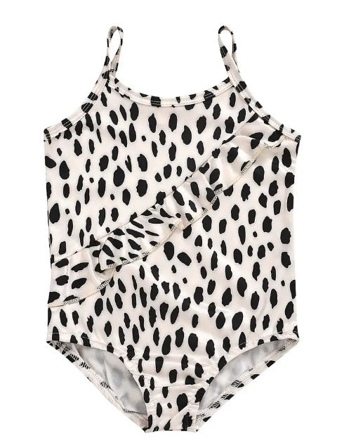 Creamy White Leopard Swimsuit